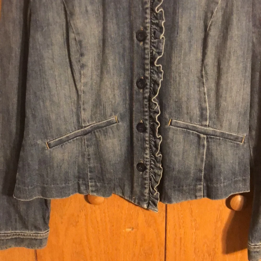 New York Company & Co. Jean Jacket XL - Picture 5 of 6